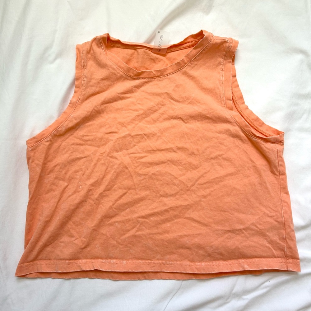 Orange Sleeveless Women's Top